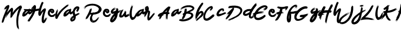 Mathevas Regular font