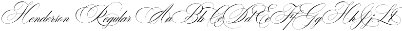 Henderson Regular font