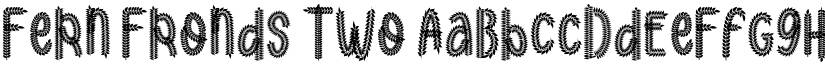 Fern Fronds Two font