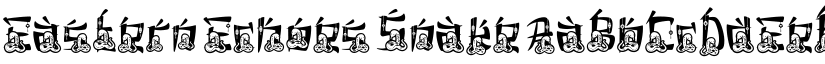 Eastern Echoes Snake font