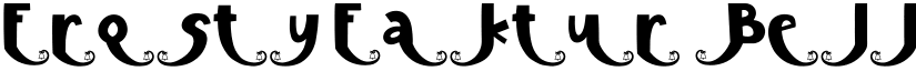Frosty Faktur Bell font