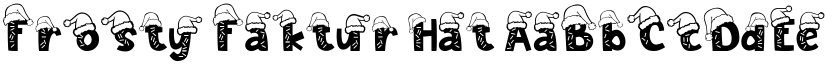 Frosty Faktur Hat font