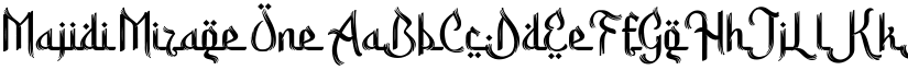 Majidi Mirage One font