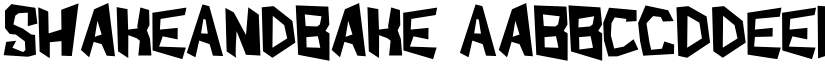 ShakeAndBake font