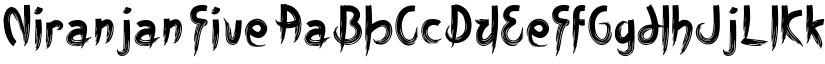 Niranjan Five font