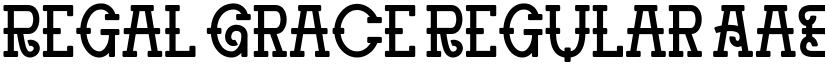 Regal Grace Regular font