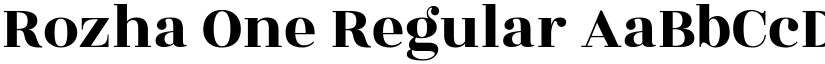 Rozha One Regular font