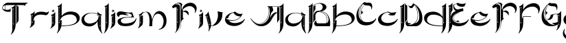 Tribalizm Five font