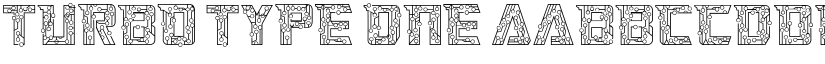 Turbo Type One font