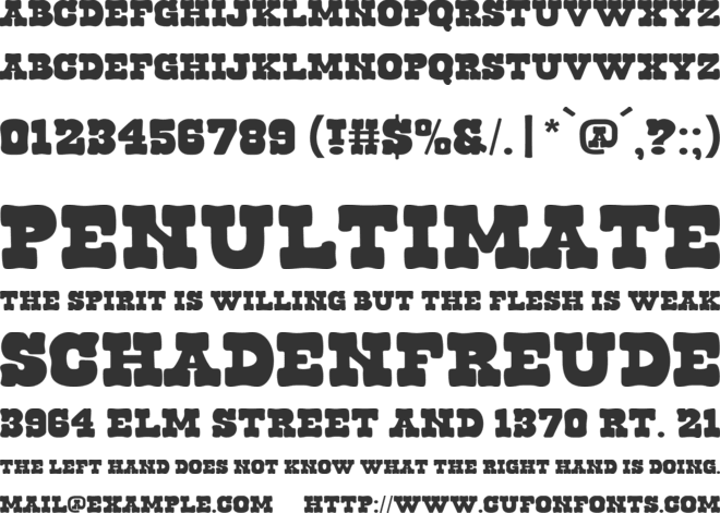 Super Circus font preview