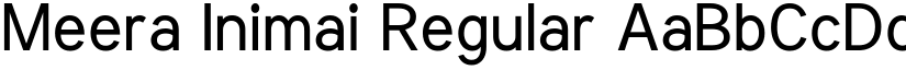 Meera Inimai Regular font