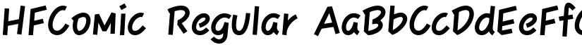 HFComic Regular font