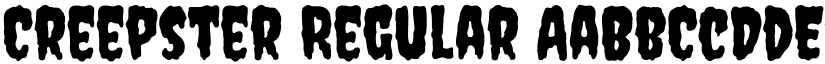 Creepster Regular font