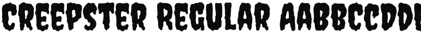 Creepster font download