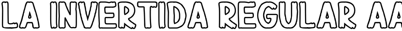 La Invertida Regular font