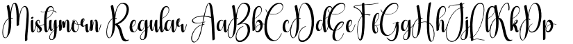 Mistymorn Regular font