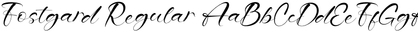 Fostgard Regular font
