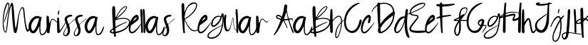 Marissa Bellas Regular font