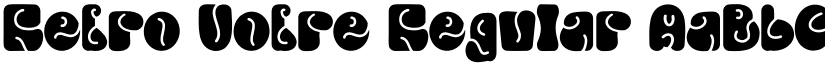Retro Votre Regular font