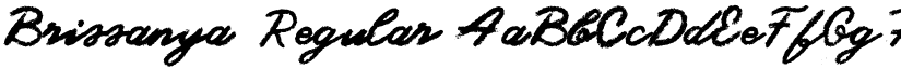 Brissanya Regular font