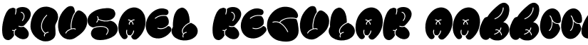Rousael Regular font