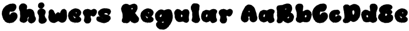 Chiwers Regular font