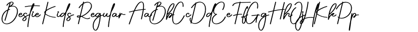 Bestie Kids Regular font