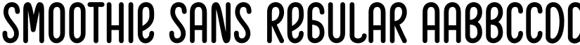 Smoothie Sans Regular font