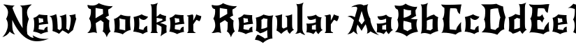 New Rocker Regular font