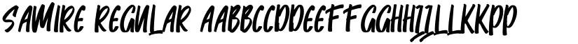 Samire Regular font