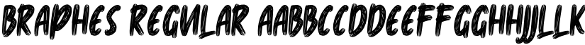 Braphes Regular font