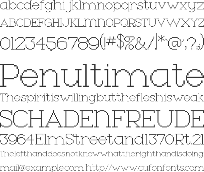 FS Toronto font preview