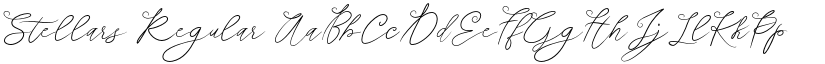 Stellars Regular font