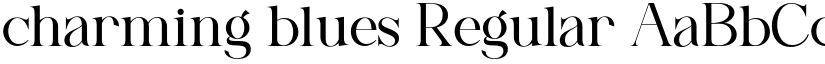 charming blues Regular font