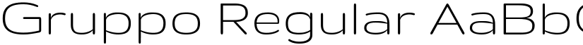 Gruppo Regular font