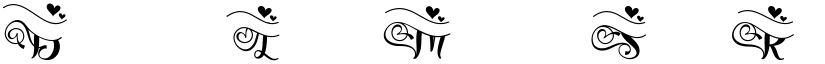 Beautiful Lovely Monogram Style Regular font