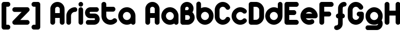 [z] Arista font