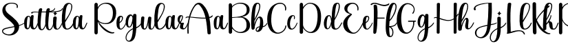 Sattila Regular font