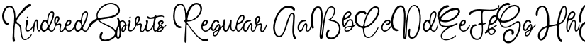 KindredSpirits Regular font