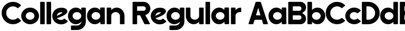 Collegan Regular font