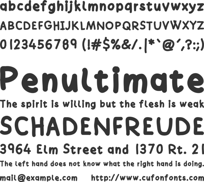 Nguyen New Jr font preview