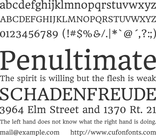 HeadlandOne font preview