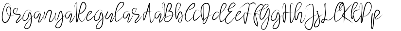 Organya Regular font