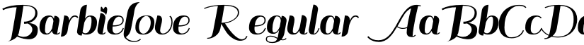 BarbieLove Regular font