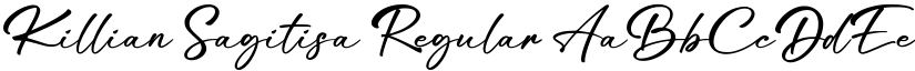 Killian Sagitisa Regular font
