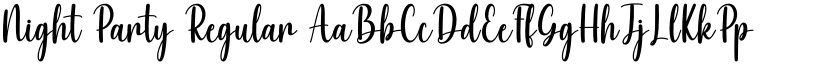 Night Party Regular font
