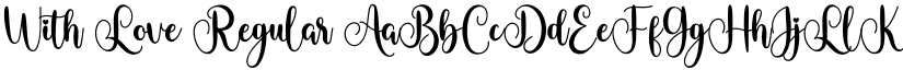 With Love Regular font