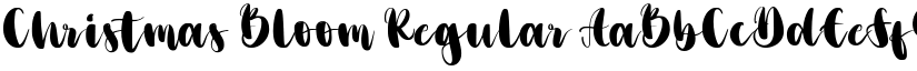 Christmas Bloom Regular font