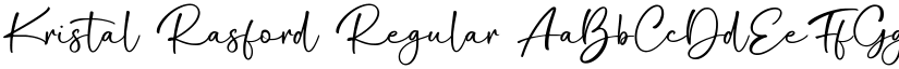 Kristal Rasford Regular font