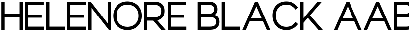 Helenore Black font